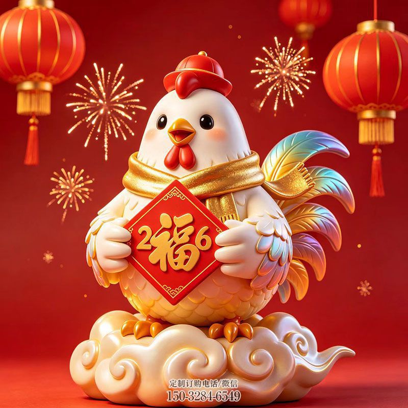 鸡年吉祥物雕塑 (18)