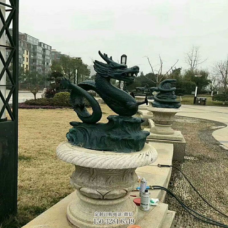 商场素材-十二生肖文化-民间雕塑