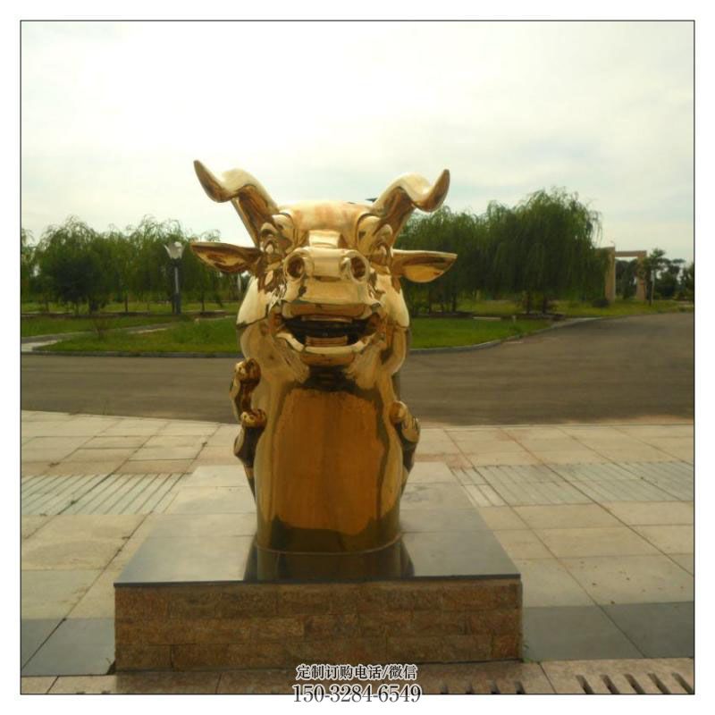广场抽象类-十二生肖起源-生肖雕塑